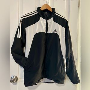 Adidas Light Windbreaker Running Full Zip Jacket